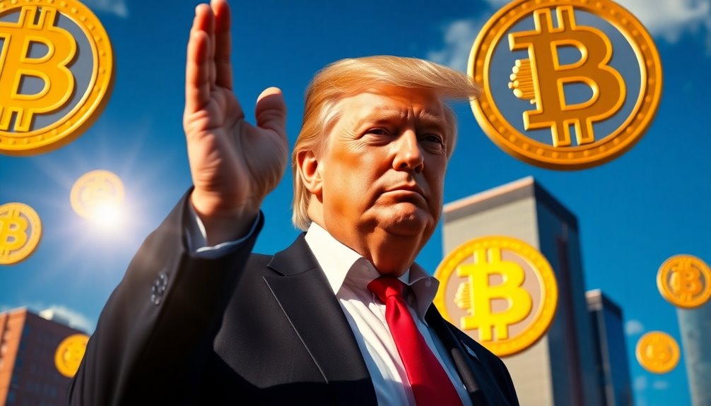 trump praises bitcoin s future