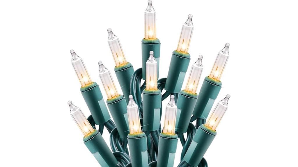 100 clear mini lights