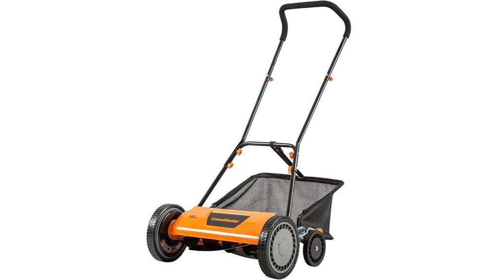 18 inch 5 blade reel mower