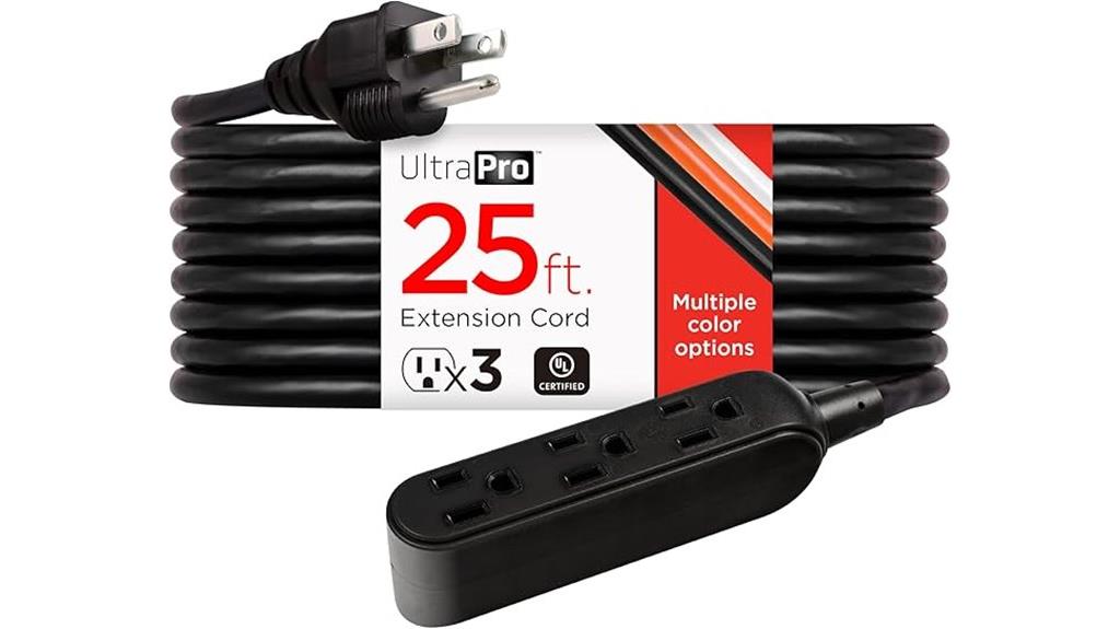 25 foot outdoor extension cord