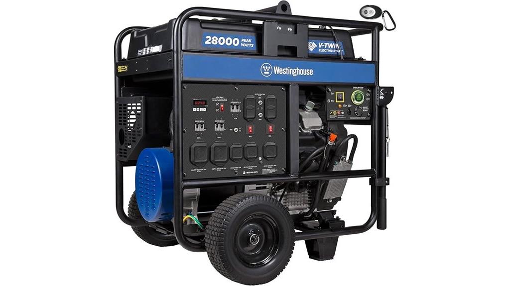 28000w portable generator remote