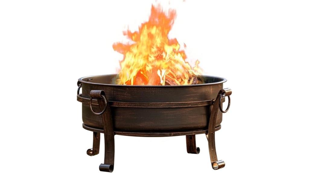 36 inch multi function fire pit