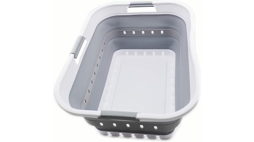 42l collapsible laundry basket