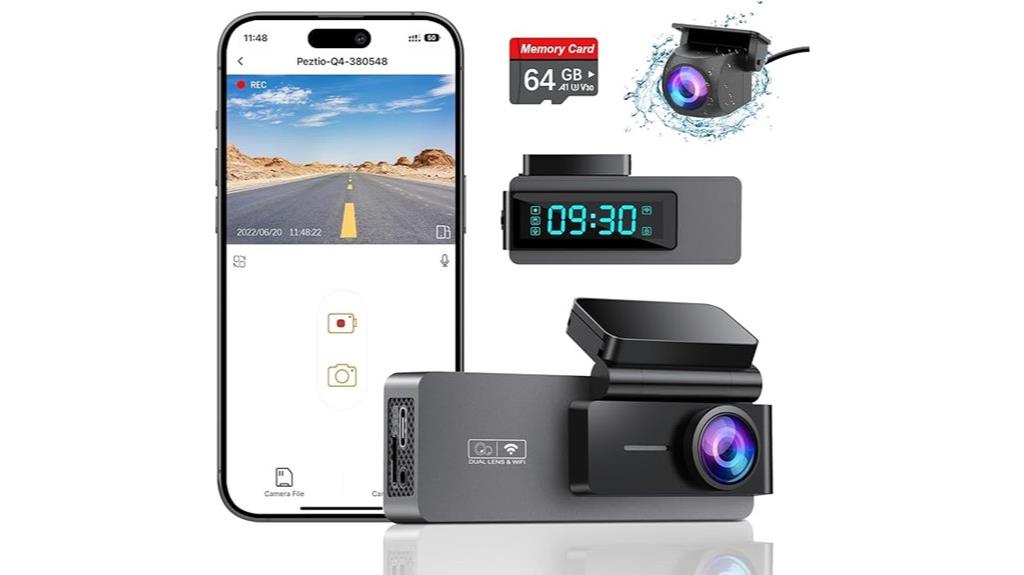 4k night vision dashcam