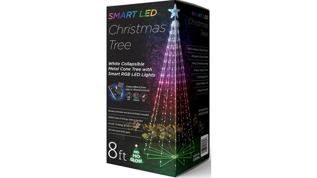 8ft app controlled christmas tree