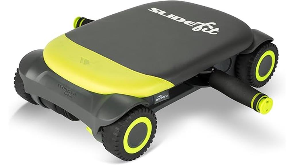 ab roller board with wheels