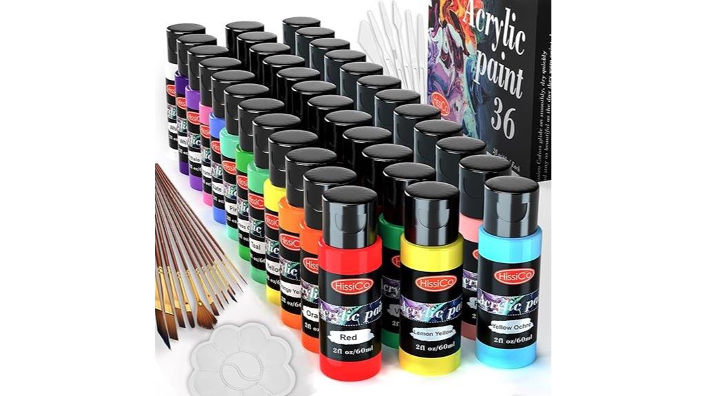 acrylic paint set pack