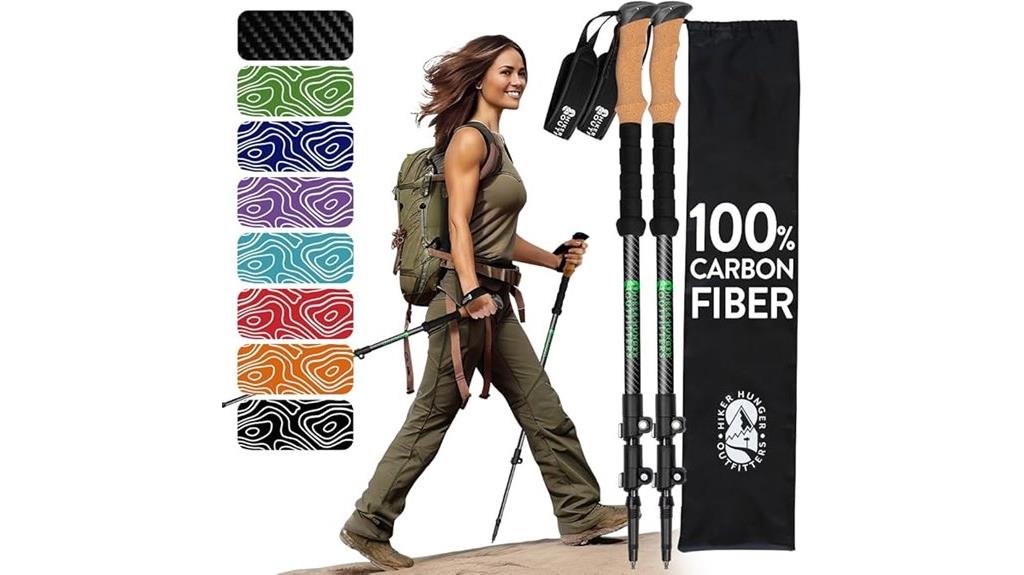 adjustable carbon fiber poles