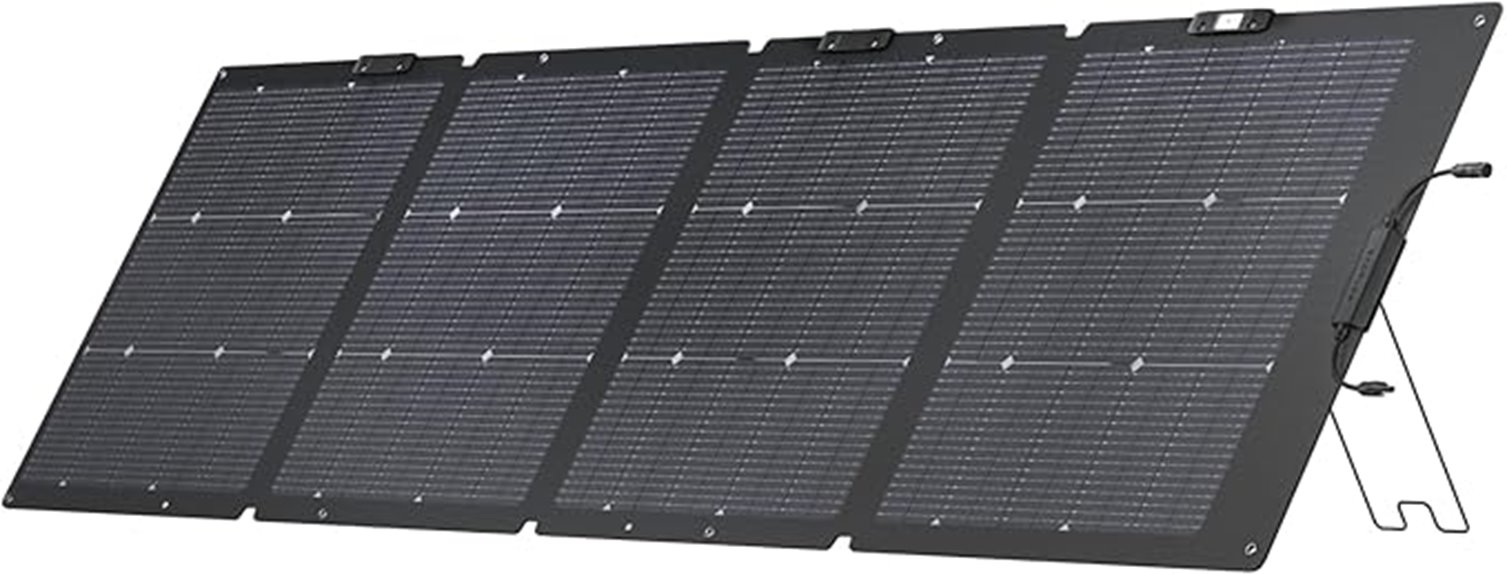 adjustable kickstand solar panel