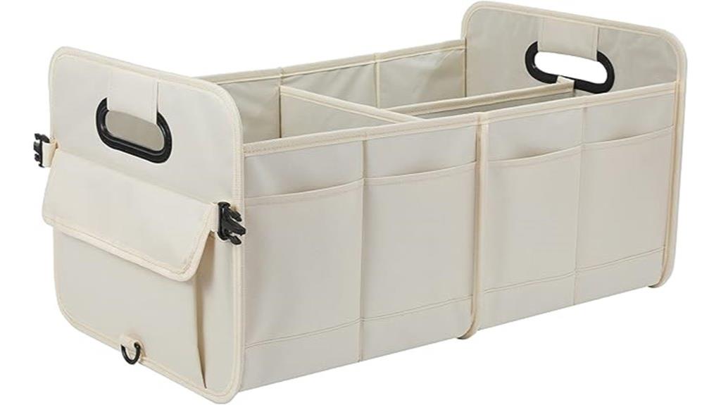 adjustable strap trunk organizer