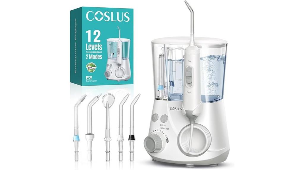 adjustable water flosser settings