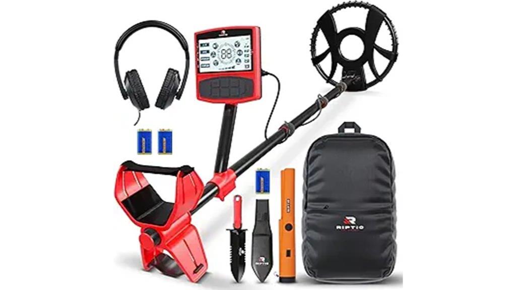 adult metal detector with pinpointer