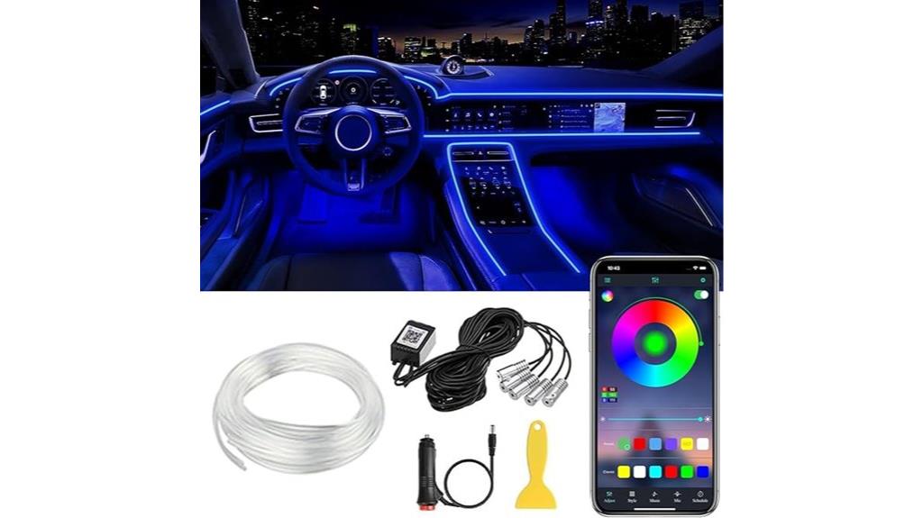app controlled rgb interior lighting