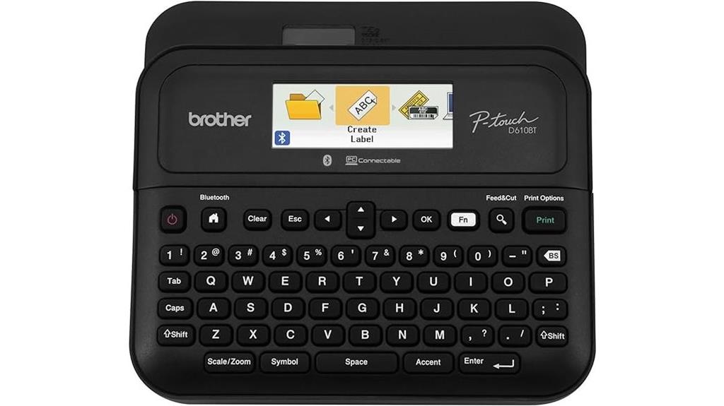 bluetooth enabled brother label maker