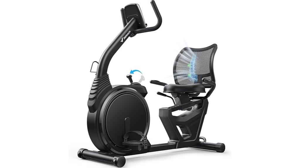 bluetooth lcd recumbent bike