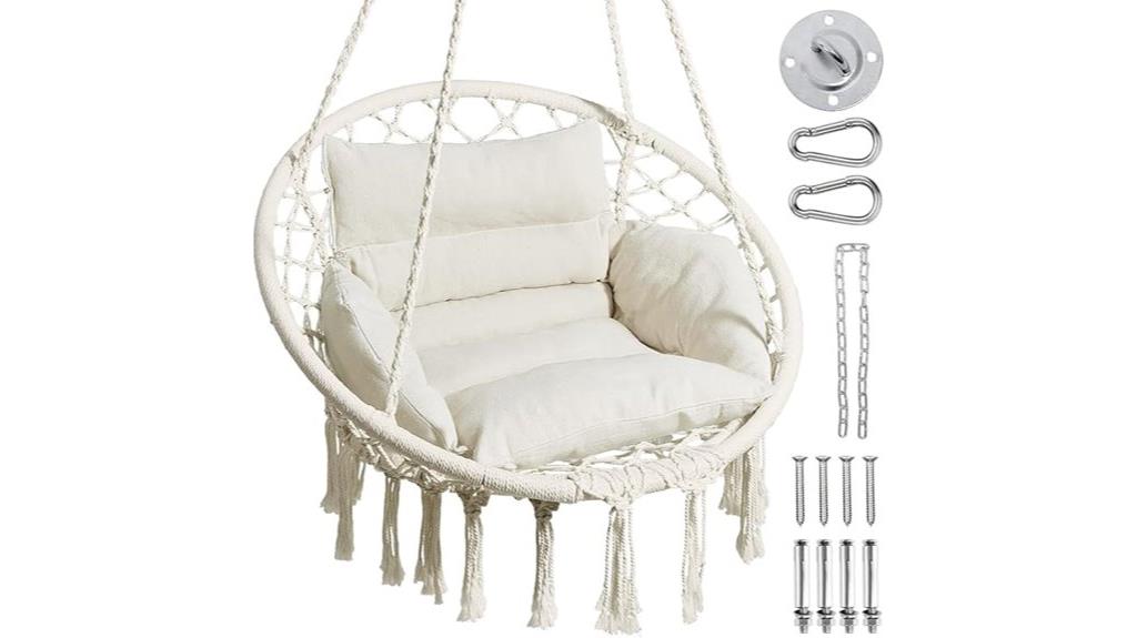 boho indoor outdoor hammock
