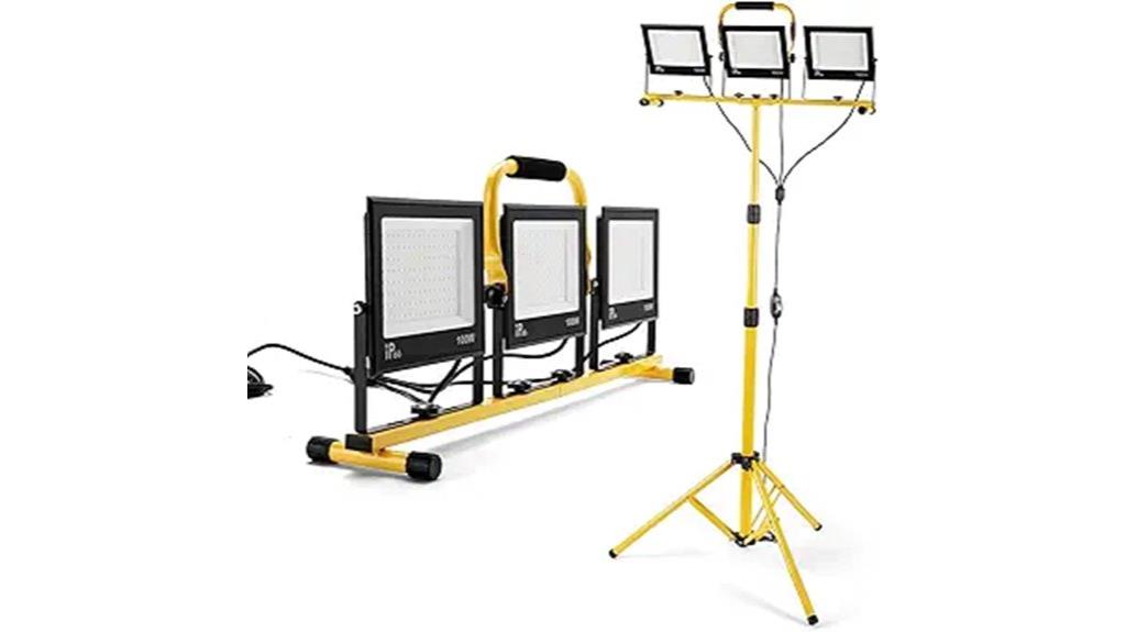bright stand mounted work lights