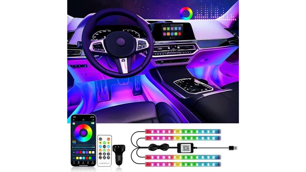 car interior led strip