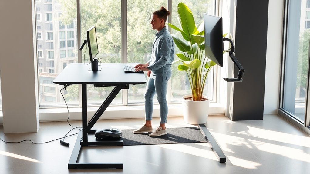 choosing comfortable adjustable desks