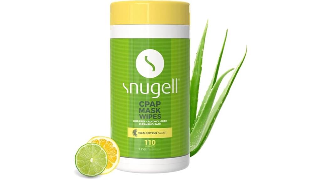 citrus scented mask wipes