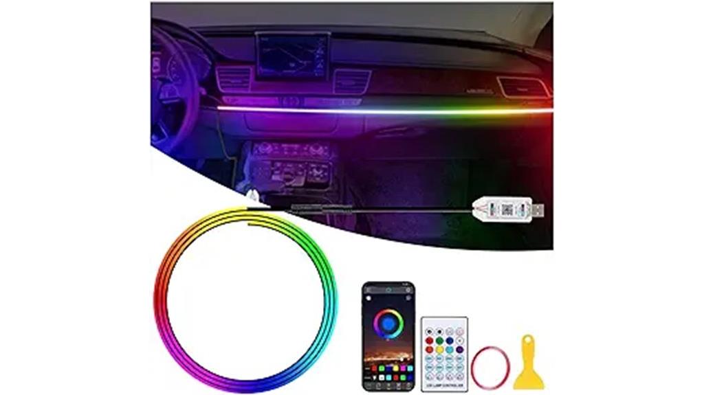 colorful usb car light