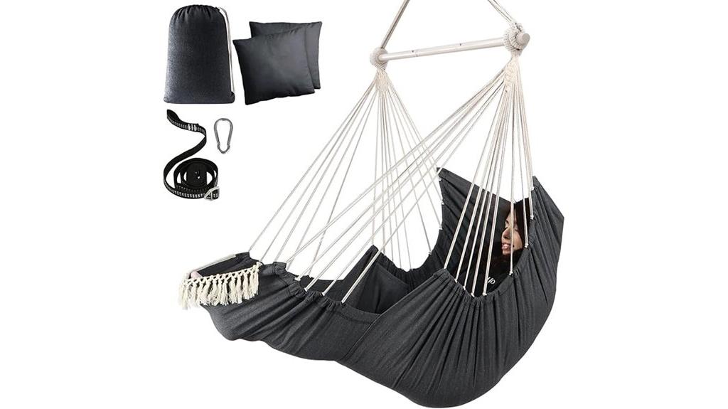 comfortable hammock chair set