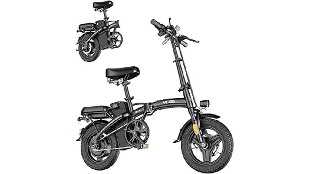 compact adult folding e bike