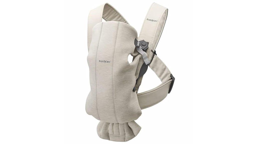compact ergonomic baby carrier