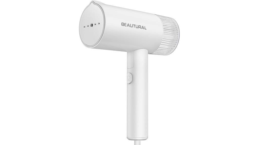 compact travel fabric steamer