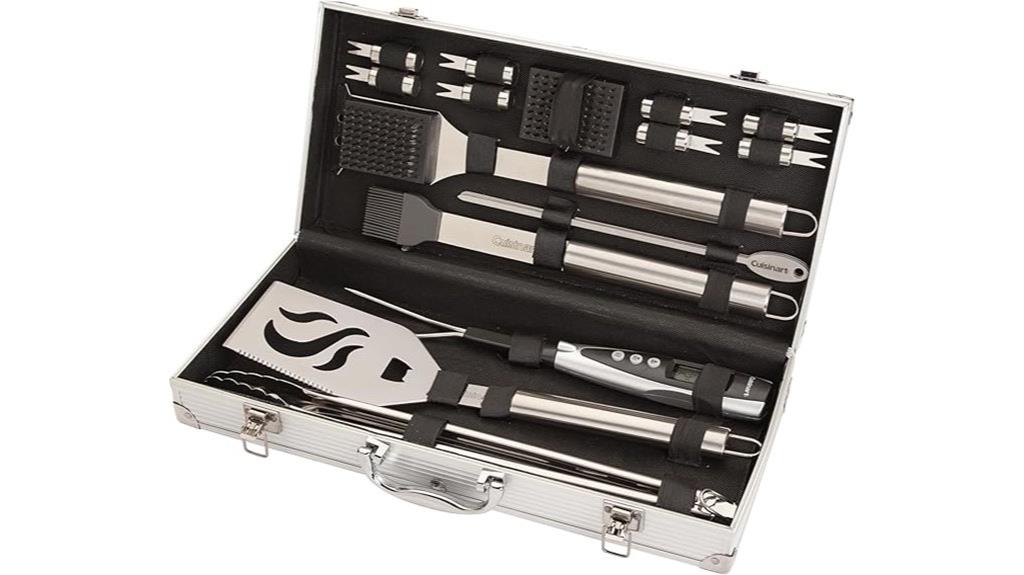 complete 20 piece grilling set