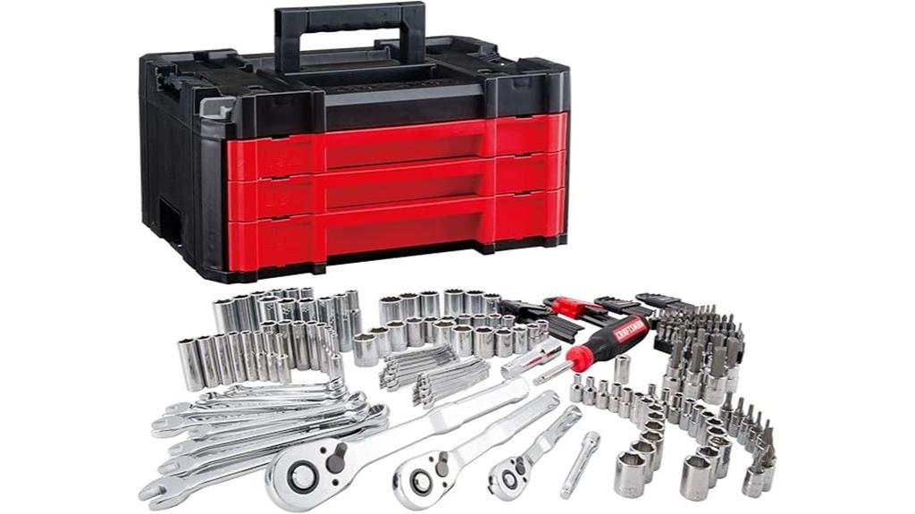 comprehensive 230 piece socket set