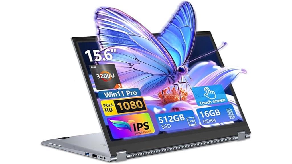 convertible touchscreen laptop with 16gb ram