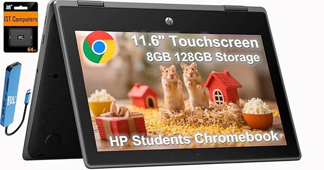 convertible touchscreen laptop with 8gb