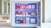 cool skincare product storage