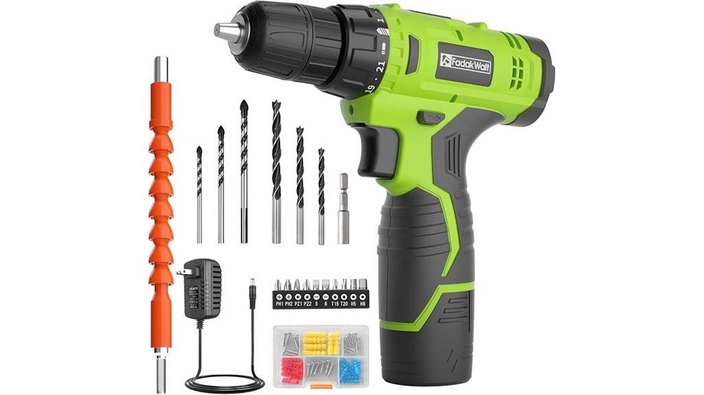 cordless drill with accessories