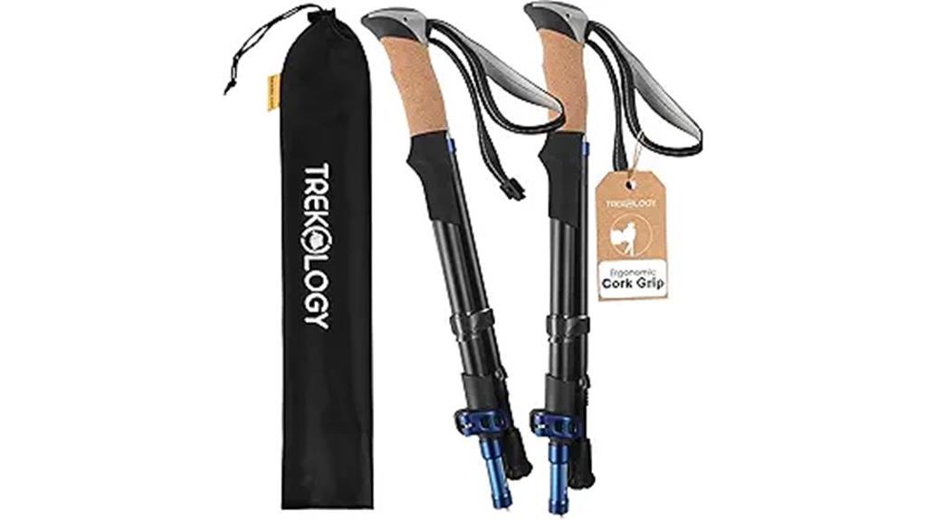 cork grip hiking poles