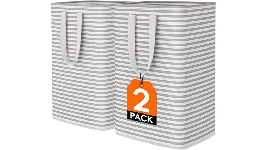 double 80l collapsible baskets