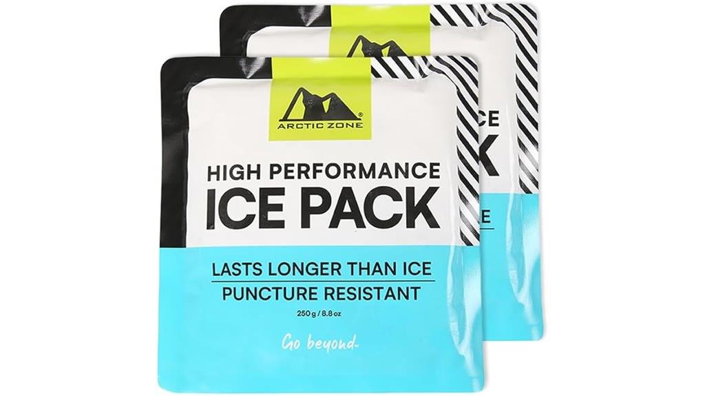dual 250g puncture resistant ice packs