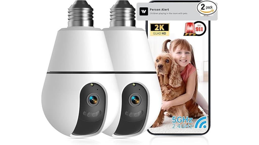 dual led security cameras