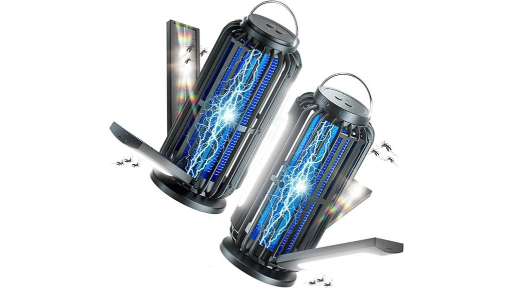 dual solar bug zappers