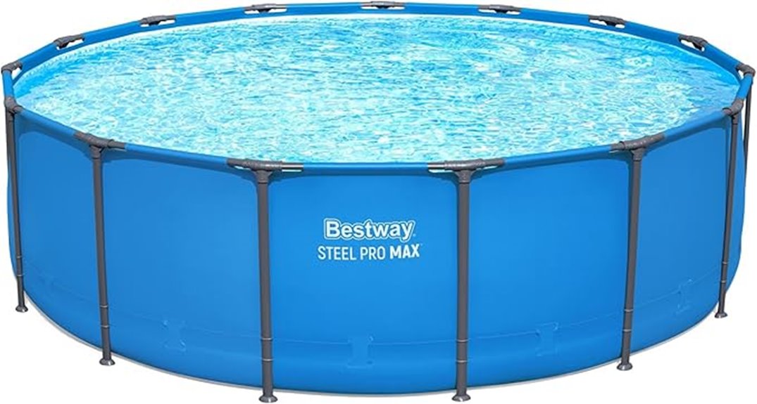 durable round inground pool