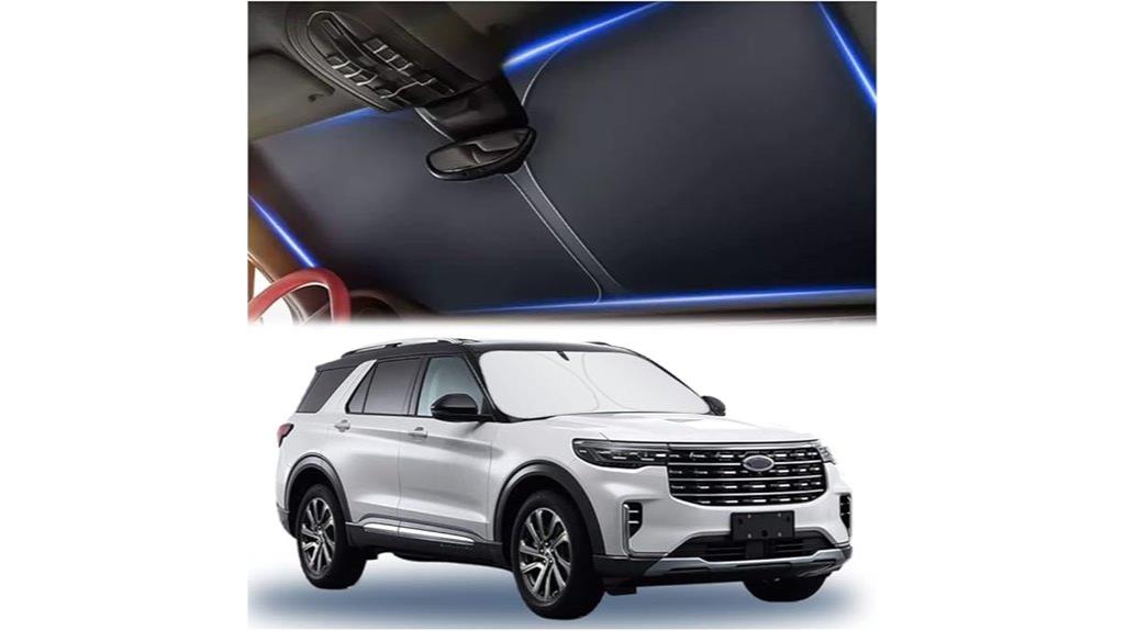 durable sunshade with storage