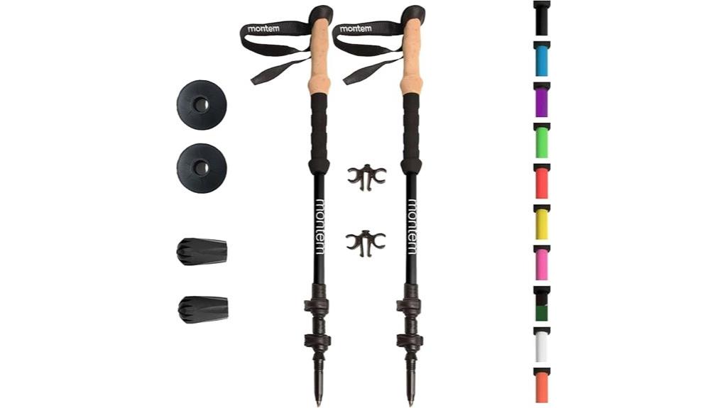 durable trekking pole pair