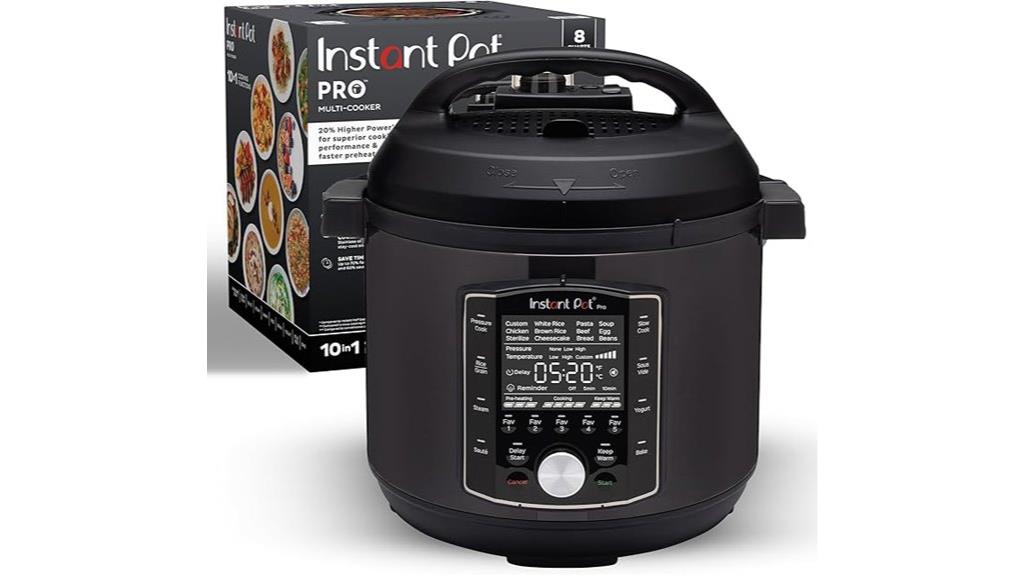 eight quart versatile pressure cooker