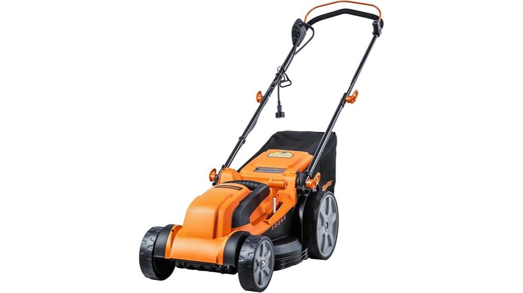 electric 16 inch lawn mower