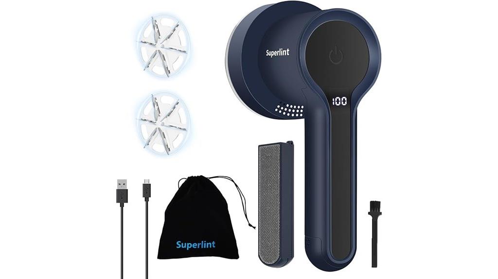 electric fabric shaver features