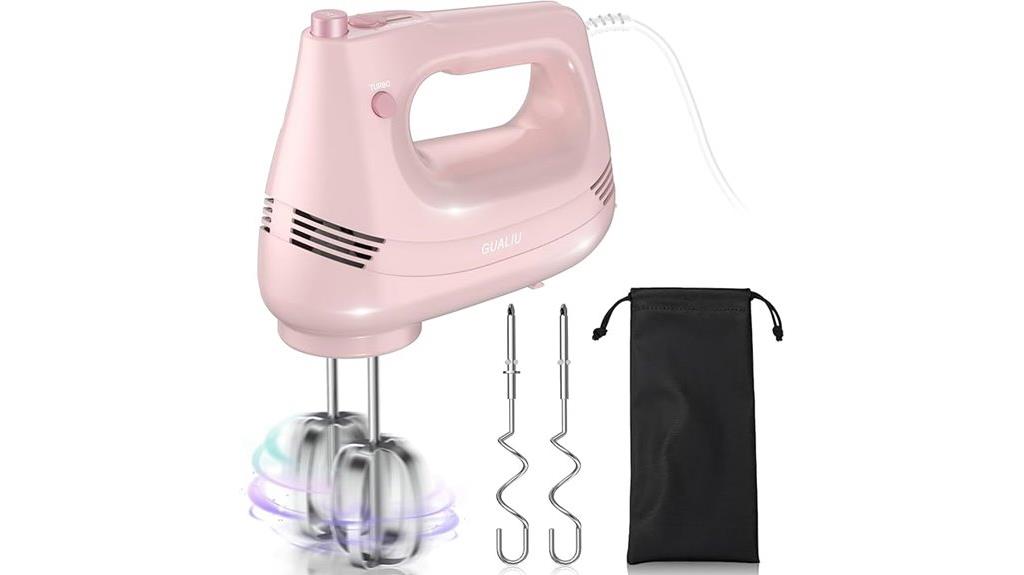 electric hand mixer stainless steel
