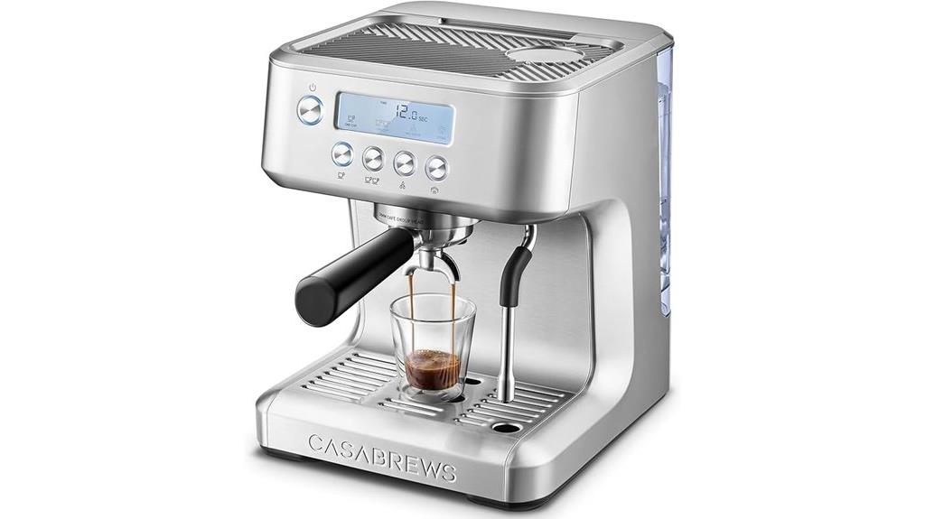 espresso machine with lcd
