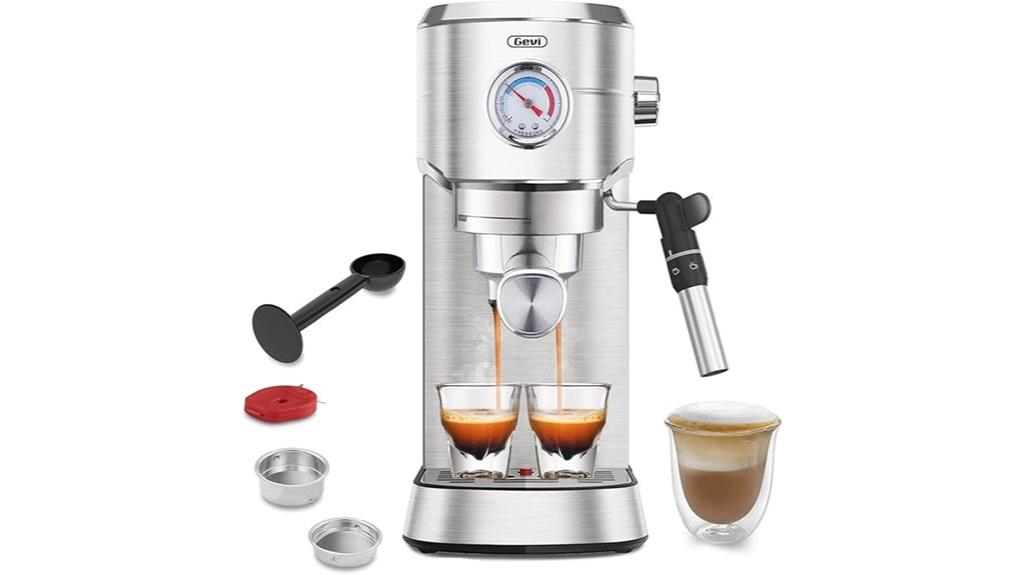 espresso maker with frother