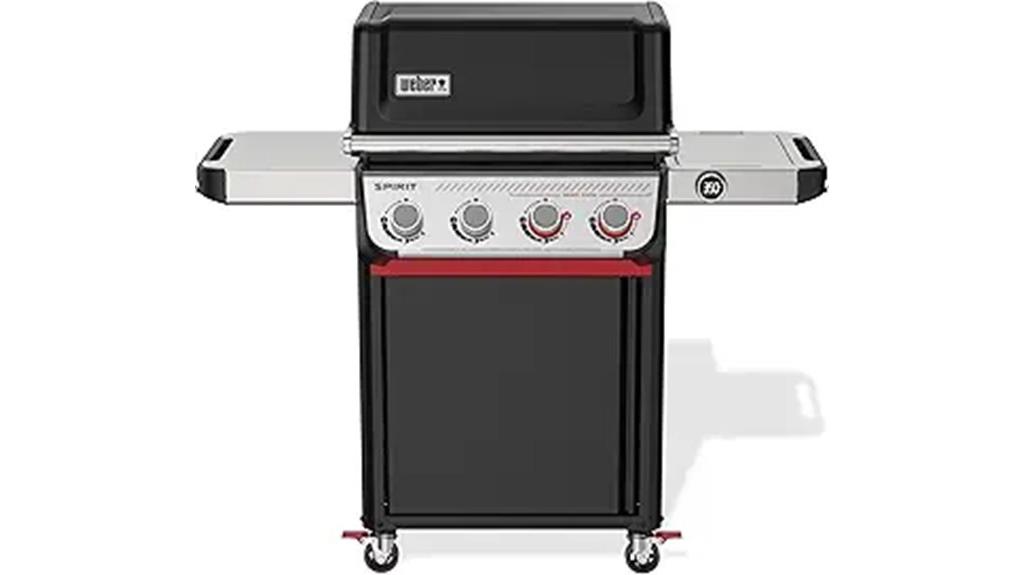 four burner propane grill